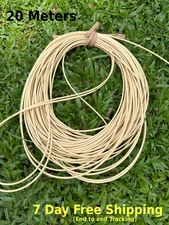 20M Plastic Round Rattan Cane Webbing Ribbons Furniture Chair Repair DIY Crafts