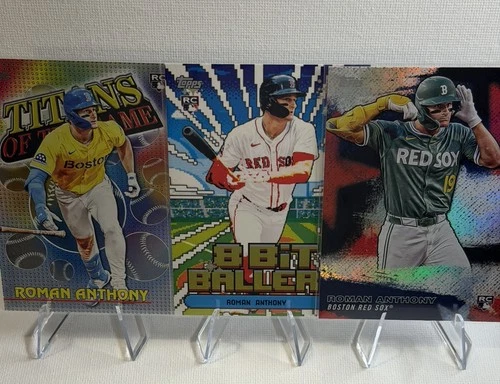 Roman Anthony Rookie Card Lot 2026 Topps Series 1 Boston Red Sox MLB - 3 Cards