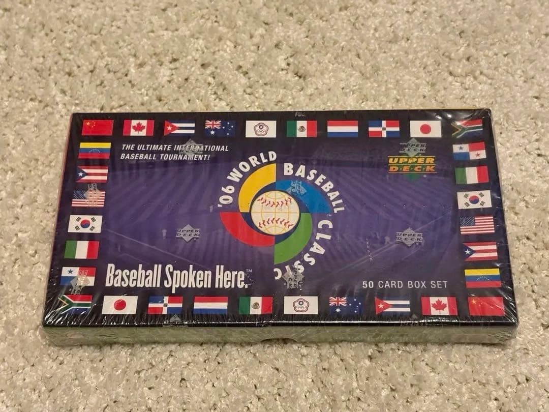 【未開封】WBC 2006 Upper deck 2006 Upper Deck WBC World Baseball Classic Sealed Box 50 Cards