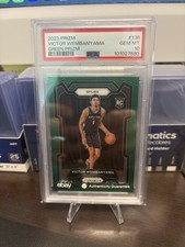 2023 Prizm Victor Wembanyama Green RC PSA 10
