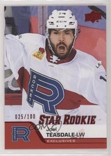 2020-21 Upper Deck AHL Star Rookies Exclusives 25/100 Joel Teasdale #181 0mz1