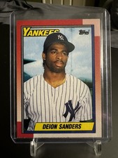 DEION SANDERS 1990 TOPPS RC ROOKIE *TS