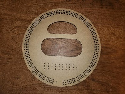Round 3 Player 3mm Acrylic Cribbage Template