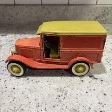 Vintage OL' Buddy L Pie Wagon Ford Pressed Steel Panel Truck