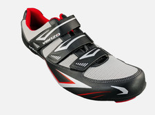 Zapatillas de ciclismo de carretera negras Venzo para hombre 3 correas talla 13