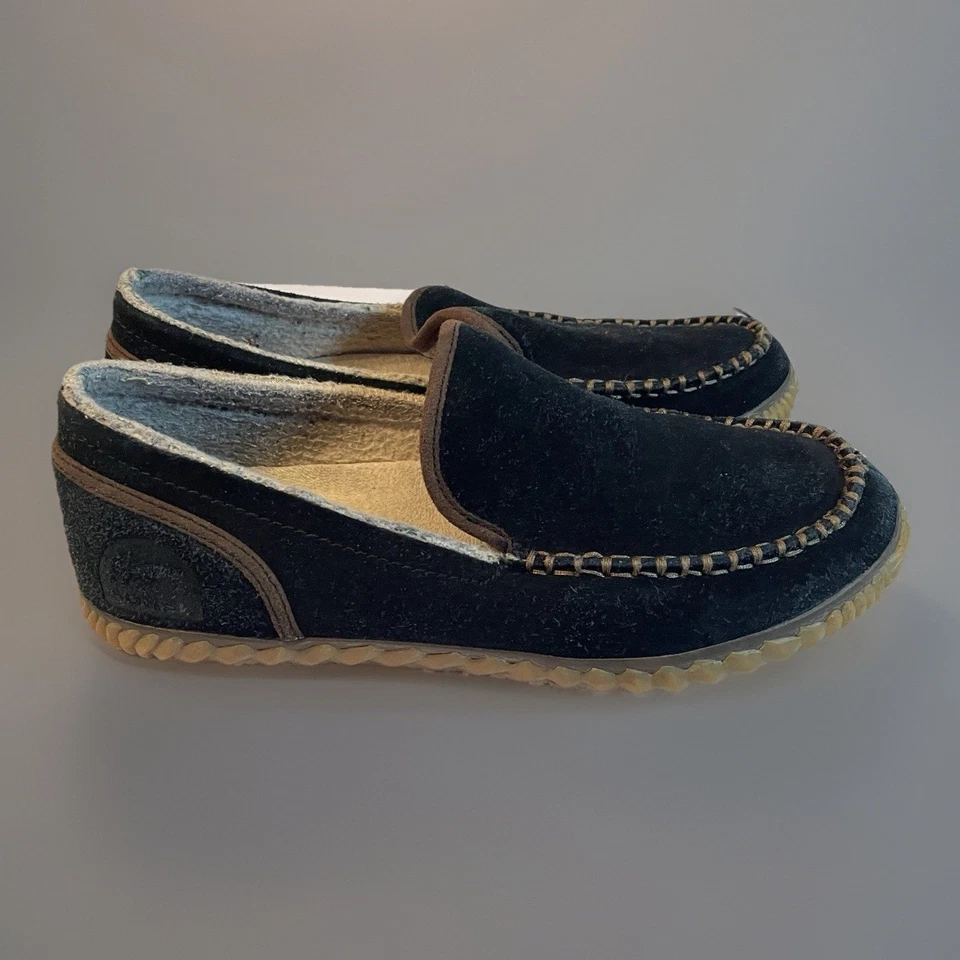 Zapatillas Sorel Falcon Ridge II para hombre 8,5 sin usar, en caja, negras de gamuza forradas de piel sintética cómodas Foto 2 de 4