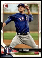 2018 Bowman Prospects Cole Ragans Texas Rangers #BP8