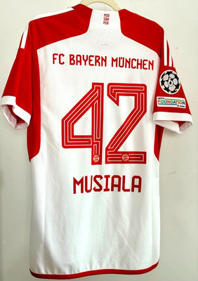 FCバイエルン・ミュンヘン MUSIALA 42 Lサイズ シャツ Bayern Munich Musiala 42 Jersey 23/24 Home Adidas L IJ7442 UCL