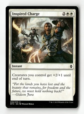 Inspired Charge C - Battle for Zendikar 32 HP MTG