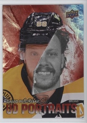 2025-26 Upper Deck Series 2 UD Portraits Red 194/199 David Pastrnak #P-44 s5j