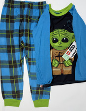 Boys Size M 8 Star Wars 2-Piece Pajama Set Pajamas Sleepwear Long Sleeve