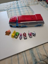 Paw Patrol Launch Haul Truck Transforming Transport Patroller Vehicle bundle