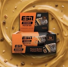 ESN Designer Bar Protein Riegel Box - Peanut Butter Pretzel, Limited Ed. 12x45 g