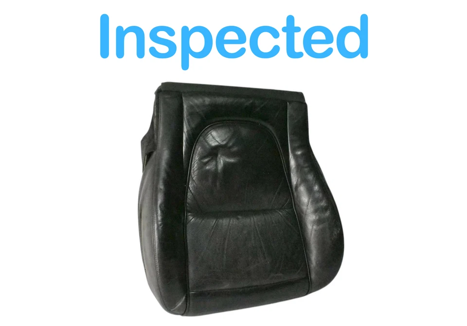 04-07 Jaguar XJR XJ8 Cojín de asiento inferior delantero izquierdo lado del conductor negro OEM Foto 3 de 4