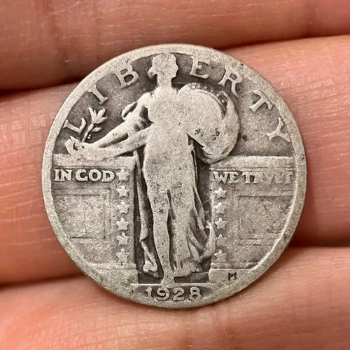 1928 Standing Liberty Quarter — 90% SILVER CLASSIC