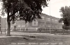 Consolidated Buffalo Center High School Iowa IA 1930s RPPC Photo Postcard COPY