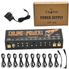 CP-04 Guitar Pedal Power Supply 10 DC Outputs for 9V/12V/18V Effect Pedal