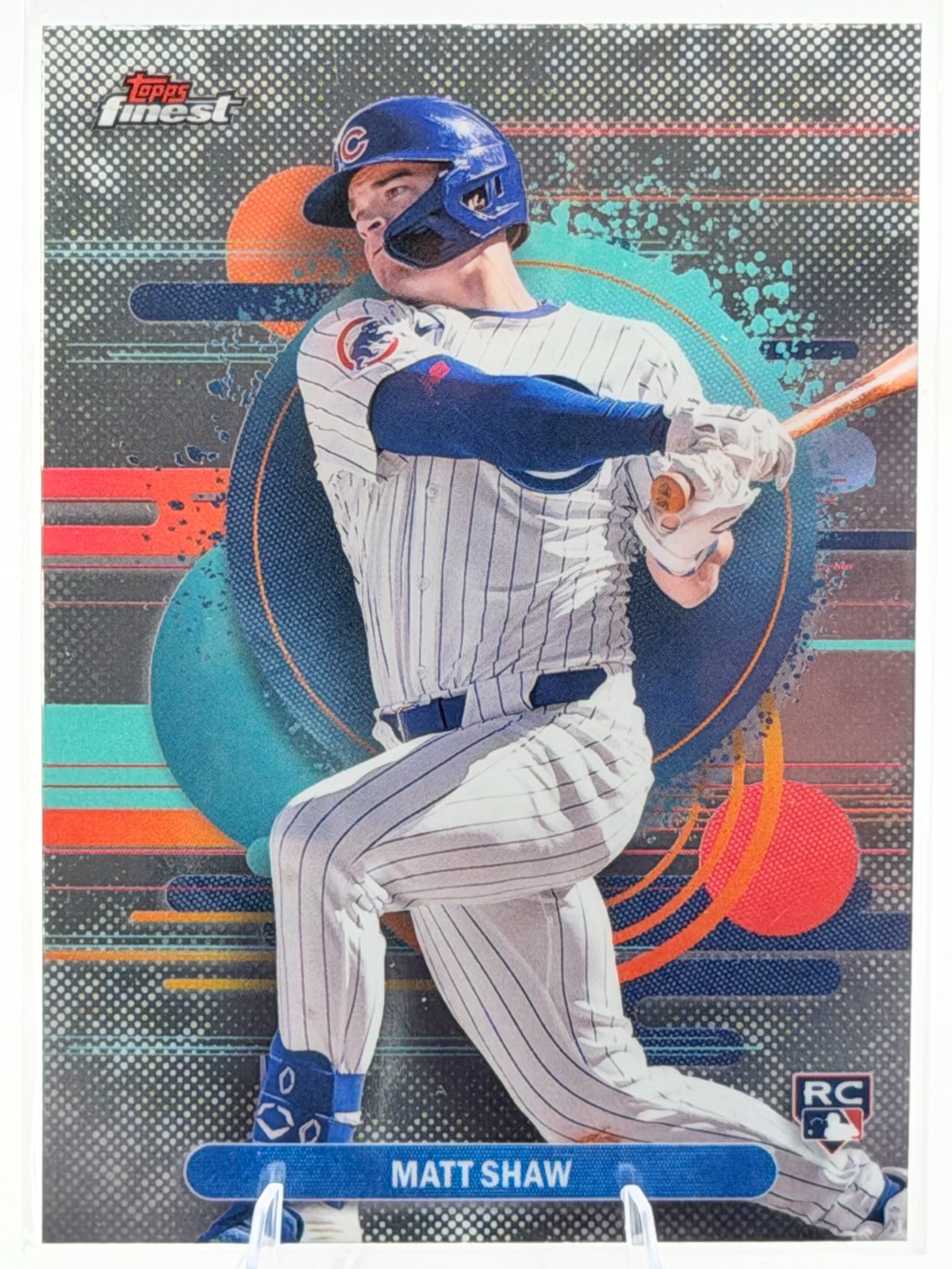 2025 Topps Finest Matt Shaw #162 Uncommon RC Chicago Cubs