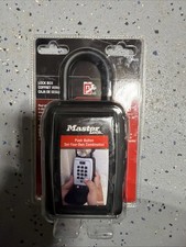 NEW Master Lock 5422D Lock Box Combination Push Button Portable Key Safe