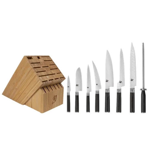 BLEMISHED - Shun Classic 9-Piece Chef's Choice Block Set