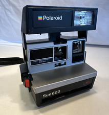 Vintage Polaroid Sun 600 LMS Instant Camera w/ Strap