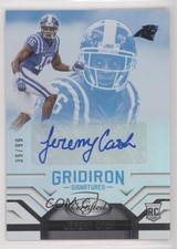 2016 Certified Gridiron Signatures 39/99 Jeremy Cash #GS-JC Auto 0c2
