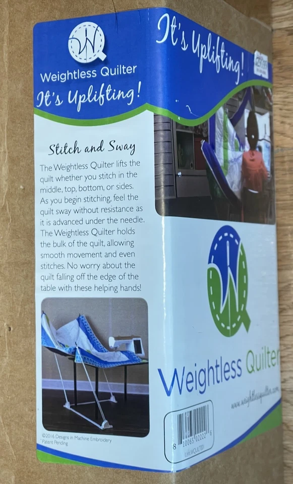 New Weightless Quilter Frame WQUILT001 For Table Top Machine Embroidery Quilting - Image 4 of 4