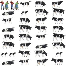 Kuh Rinder Figuren Modellbau Tierfiguren Spur H0 Bauernhof Kunststoff 36 Stück