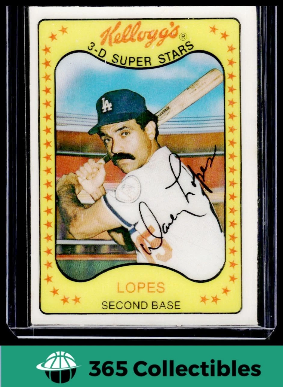 Davey Lopes trading card