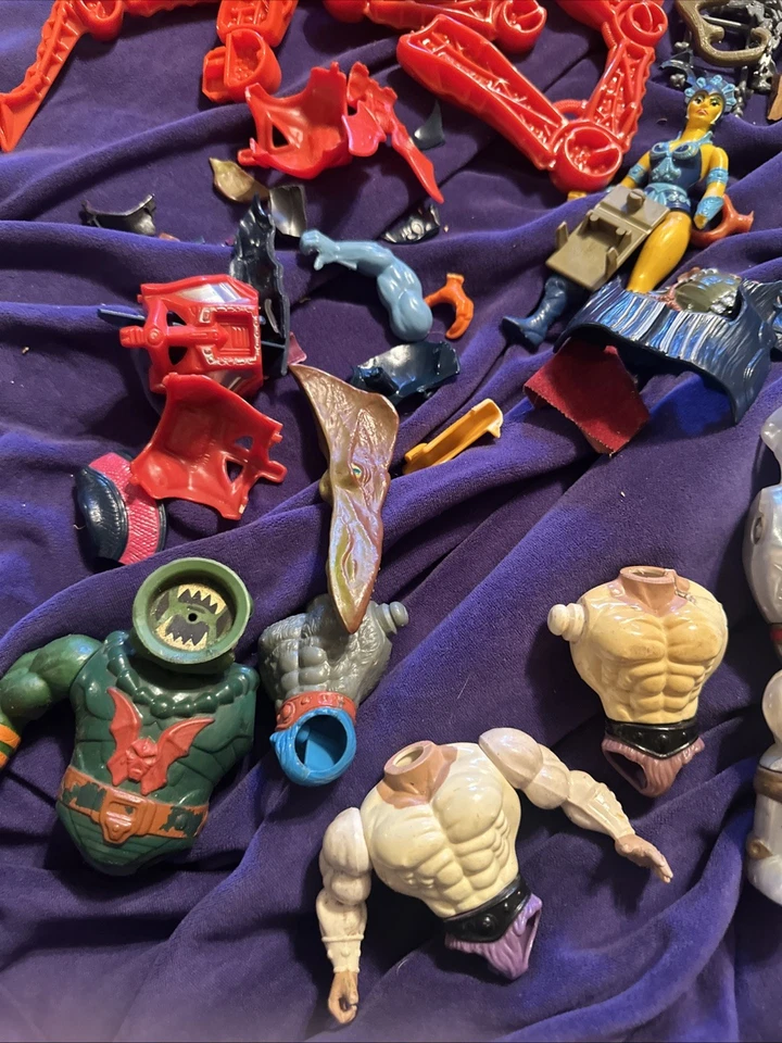 宇宙大师 批量 损坏 复古 动作玩偶 零件 美泰 He-Man — 第 4/4 张图片