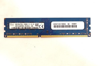 SK Hynix 8GB 2Rx8 PC3L-12800U-11-13-B1 Non-ECC Unbuffered RAM HMT41GU6BFR8A-PB