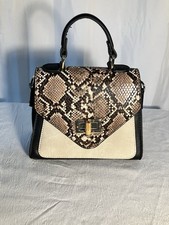 Borsa donna XIX collezione in ecopelle con stampa serpente (senza tracolla) ��