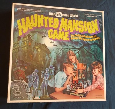 1975 VINTAGE HAUNTED MANSION BOARD GAME LAKESIDE DYNAMICS WALT DISNEY SO CLOSE