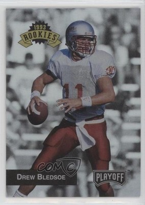 1993 Playoff Drew Bledsoe #295 Rookie RC 0q1p