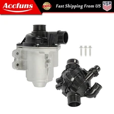 Electric Engine Water Pump w/Thermostat For BMW 335i 535i N54 N55 x5 x6 3.0L