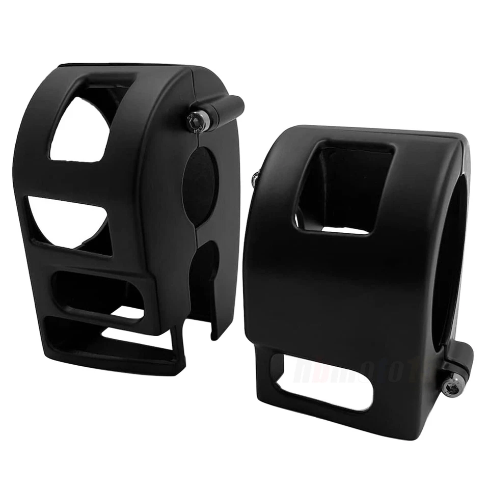 Switch Housing Cover Black For 99-12 Yamaha XVS V-Star 1100 Classic & Silverao - Image 3 of 4