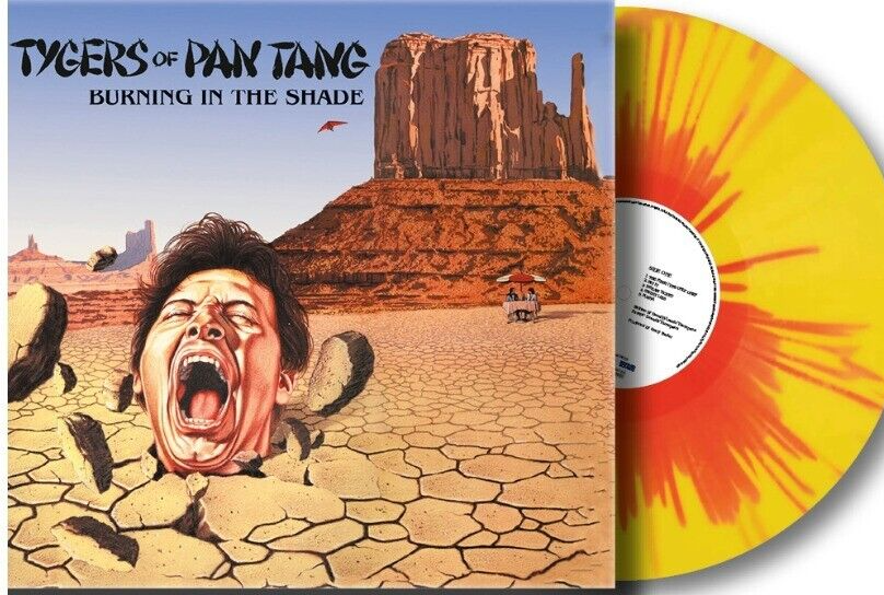 Tygers Of Pan Tang Burning In The Shade LP Album vinyl record numbered splatter