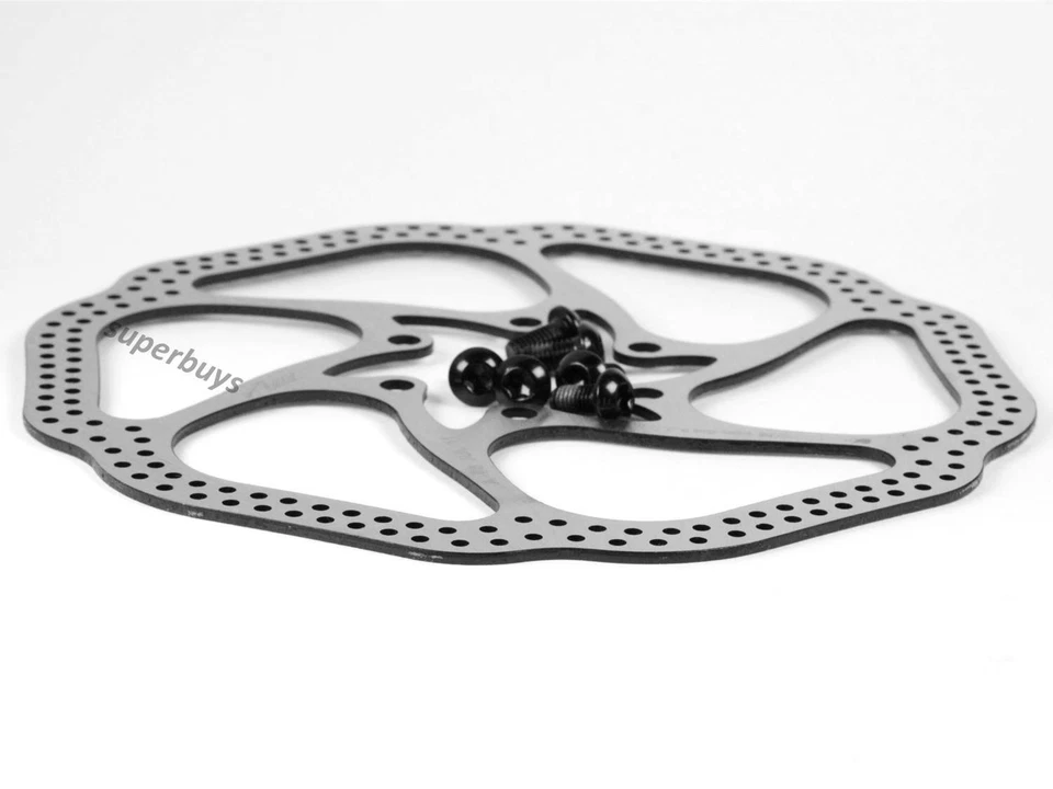 160mm HS1 Rotor Bike Disc Brake 6 Bolt Universal Mountain Bicycle MTB Road Bike Foto 2 de 4