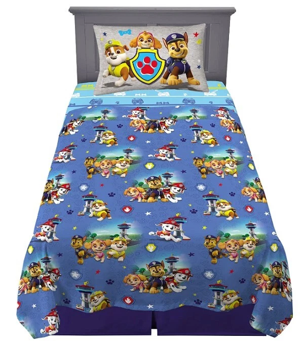 Paw Twin Sabanas Juego 3 Piezas Ropa De Cama Para Niños | eBay