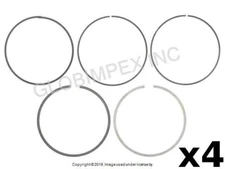 For BMW (2012-2019) Piston Ring Set (Standard) (4 SETS) MAHLE + 1 YEAR WARRANTY