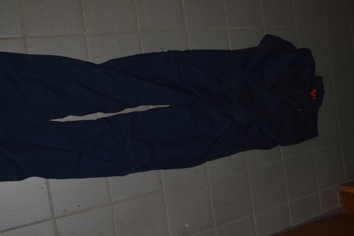 ^^ RED KAP CT10NV4 TWILL ACTION BACK COVERALLS NAVY 38-RG -- NEW (ELE1) - Picture 3 of 3