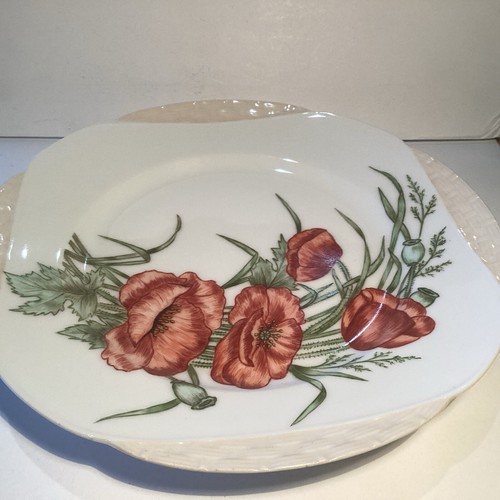 H&C L Haviland & Co Limoges Floral Hand Painted 8.5” Multi-pattern Plate - Picture 3 of 10