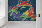 3D Graffiti Frog Wallpaper Wall Mural Removable Self-adhesive 892