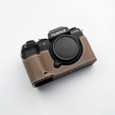 Half Case For Fujifilm XS20 X-S20 Genuine Leather Camera Cover