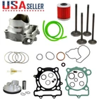 Cylinder Piston Ping Head Gasket Valves Kit for Kawasaki KX250F KXF250 2004-2008