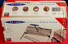 Ibico Hi-Tech Binding System 19 Comb Punch Bind with Plastic Wire Folds NOS