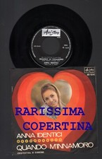 SANREMO 68-ANNA IDENTICI QUANDO M'INNAMORO+1 45 ITALIA 1968 RARISSIMA COPERTINA