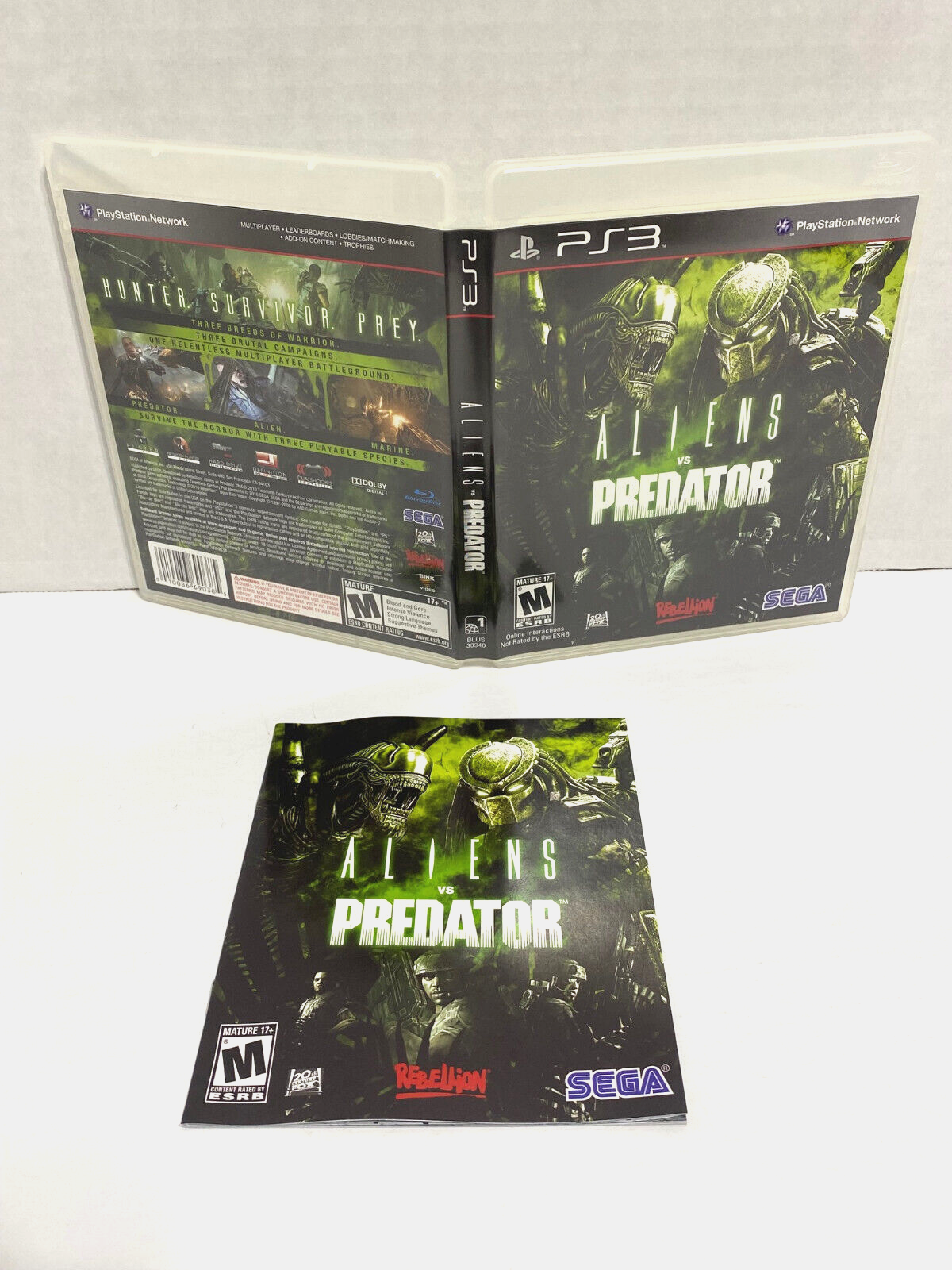 Aliens vs. Predator 3 PlayStation 3 Box Art Cover by Vekta101