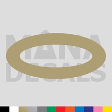 Halo Vinyl Die Cut Decal Sticker - Angel Good Holy Spirit Christian Memorial