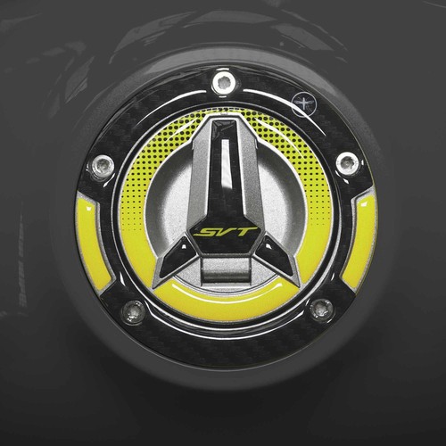 Adesivo 3D Protezione Tappo Serbatoio moto compatibile con QJ Motor SVT 650 X - Foto 5 di 9